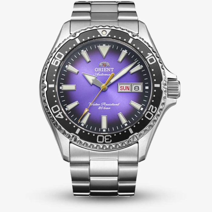 Orient Purple dial watch