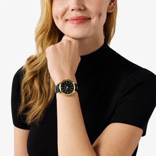 Michael Kors Slim Runway Watch on Wrist