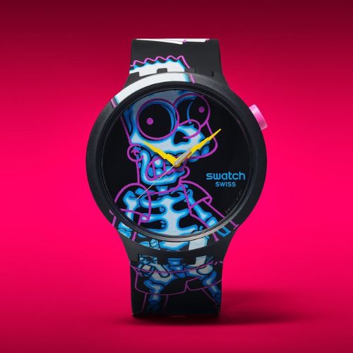 Swatch Simpsons Watch AYE CARUMBOO for Halloween