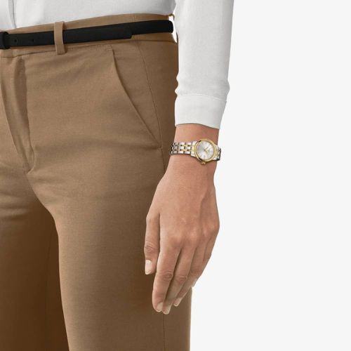 Tissot Class Dream Two Tone Watch on wrist