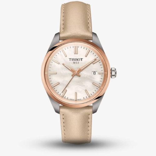 Tissot PR 100 Mother Of Pearl Cream Watch - Best Watches for Women