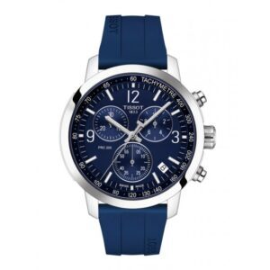 Chronograph Tissot Watch with Rubber Strap Father's Day