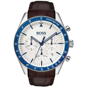 Hugo Boss Men's Leather Strap Watch for Father's Day