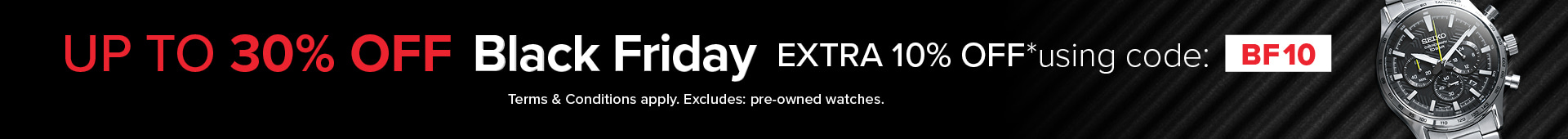 Black Friday Swiss Watch Sale