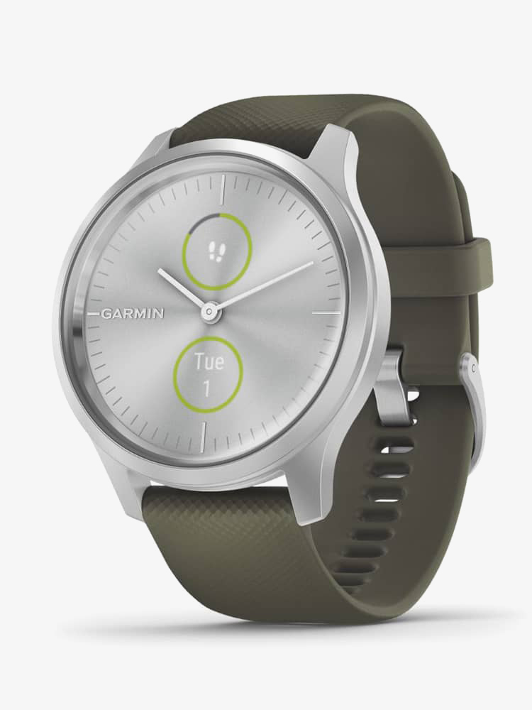 Garmin Vivomove Style Green Rubber Strap Smartwatch 010-02240-01