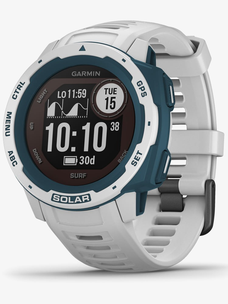 Garmin Instinct Solar Surf Edition Cloudbreak Rubber Strap Smartwatch 010-02293-08
