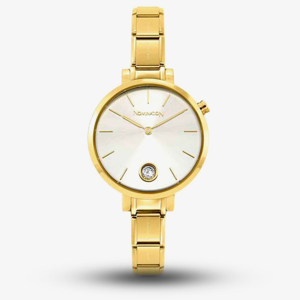 House of Watches - Nomination Composable CLASSIC Paris Gold Tone Watch 076035/017