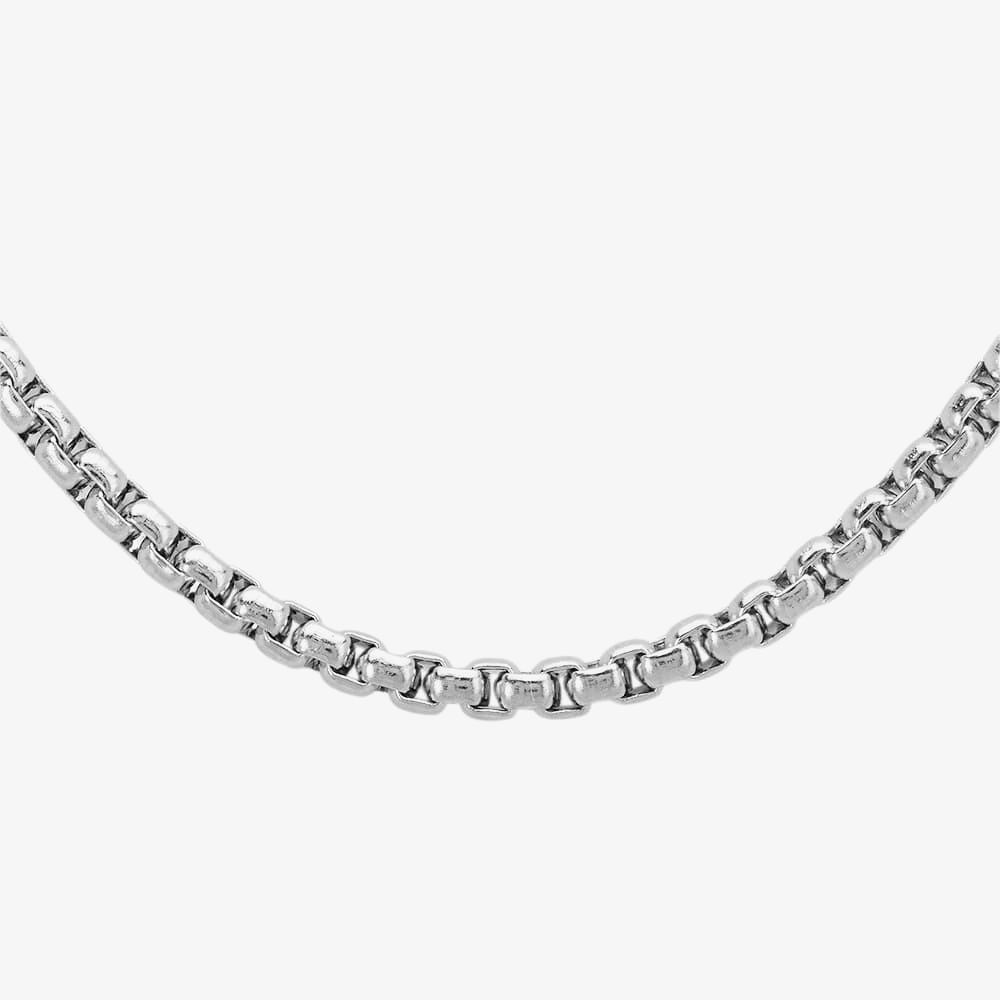House of Watches - Bourne and Wilde Polished Steel Belcher Chain USS-727S20L3.5