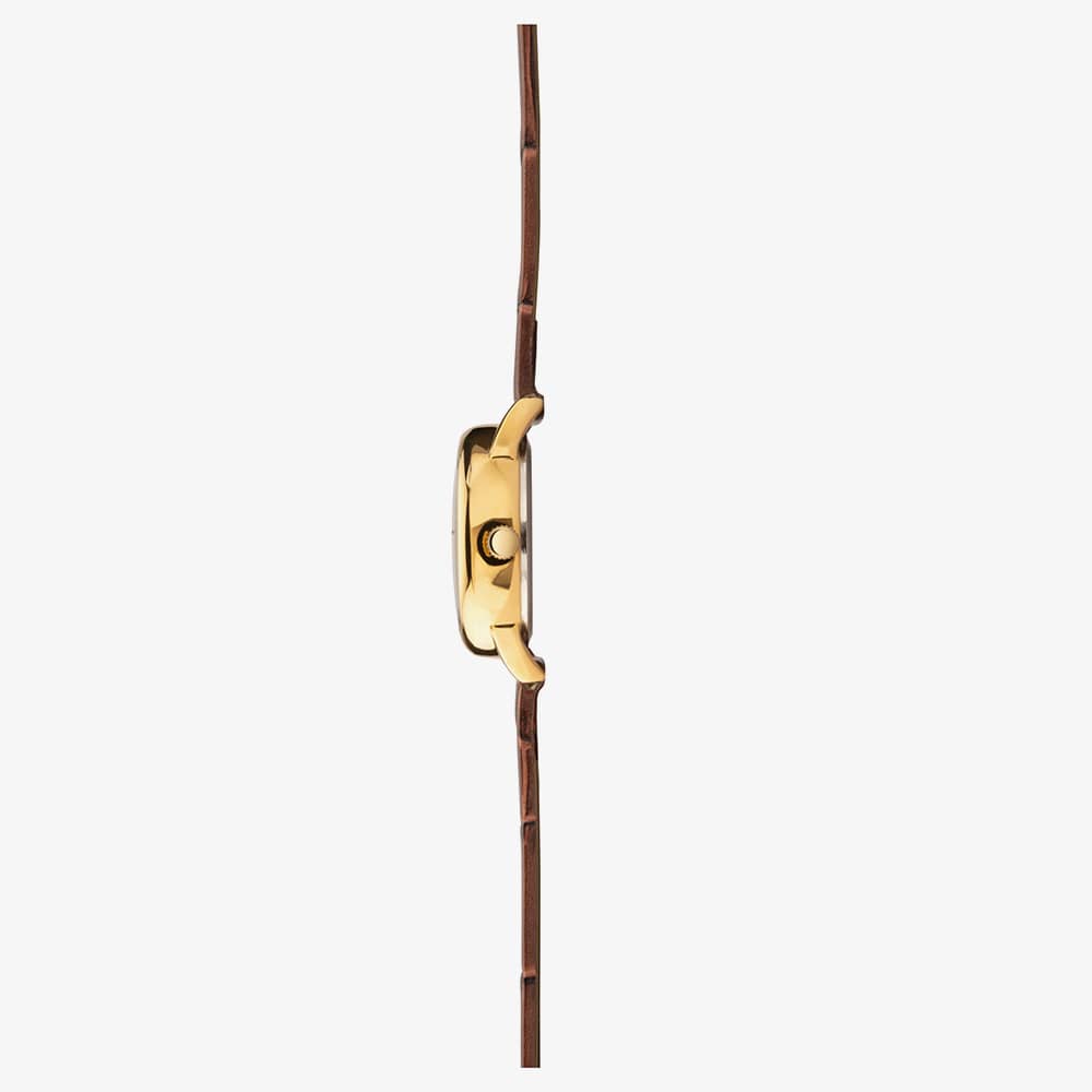 Sekonda Easy Reader Brown Leather Strap Watch 4701