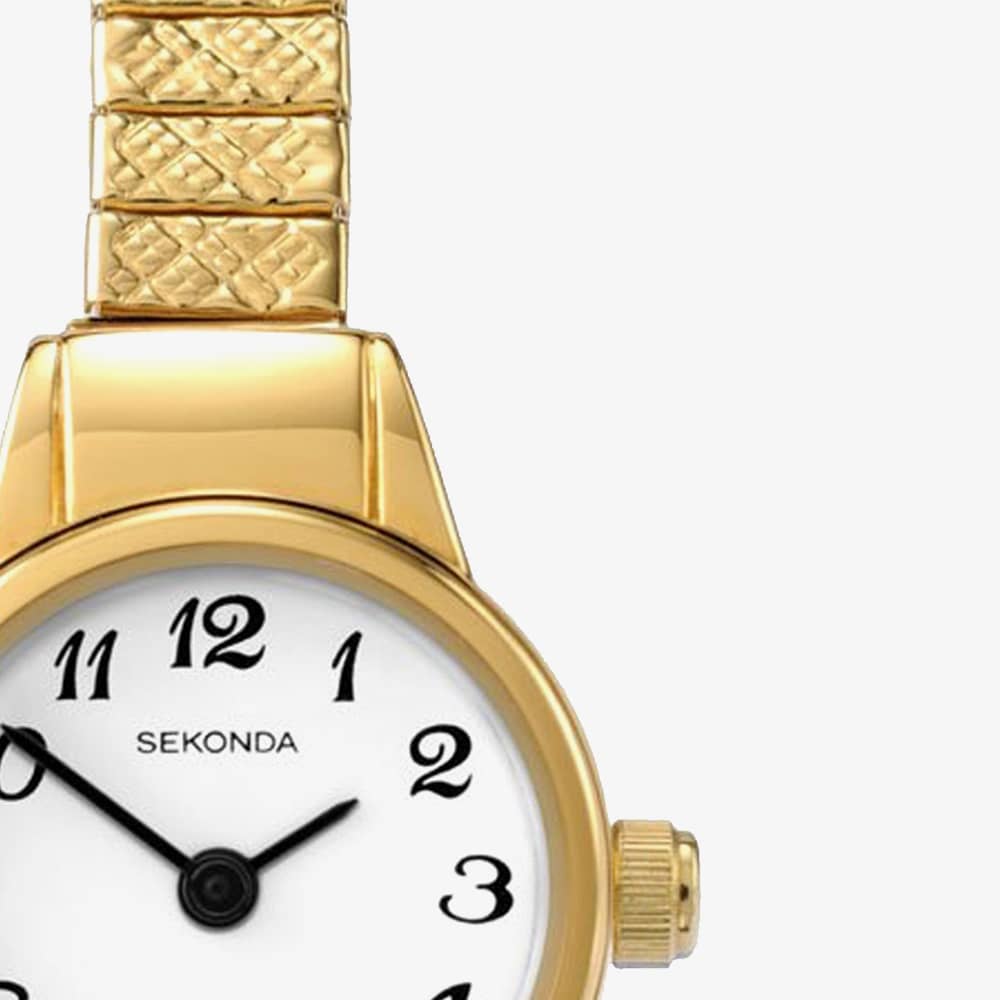 Sekonda Easy Reader Gold Plated Expandable Watch 4474