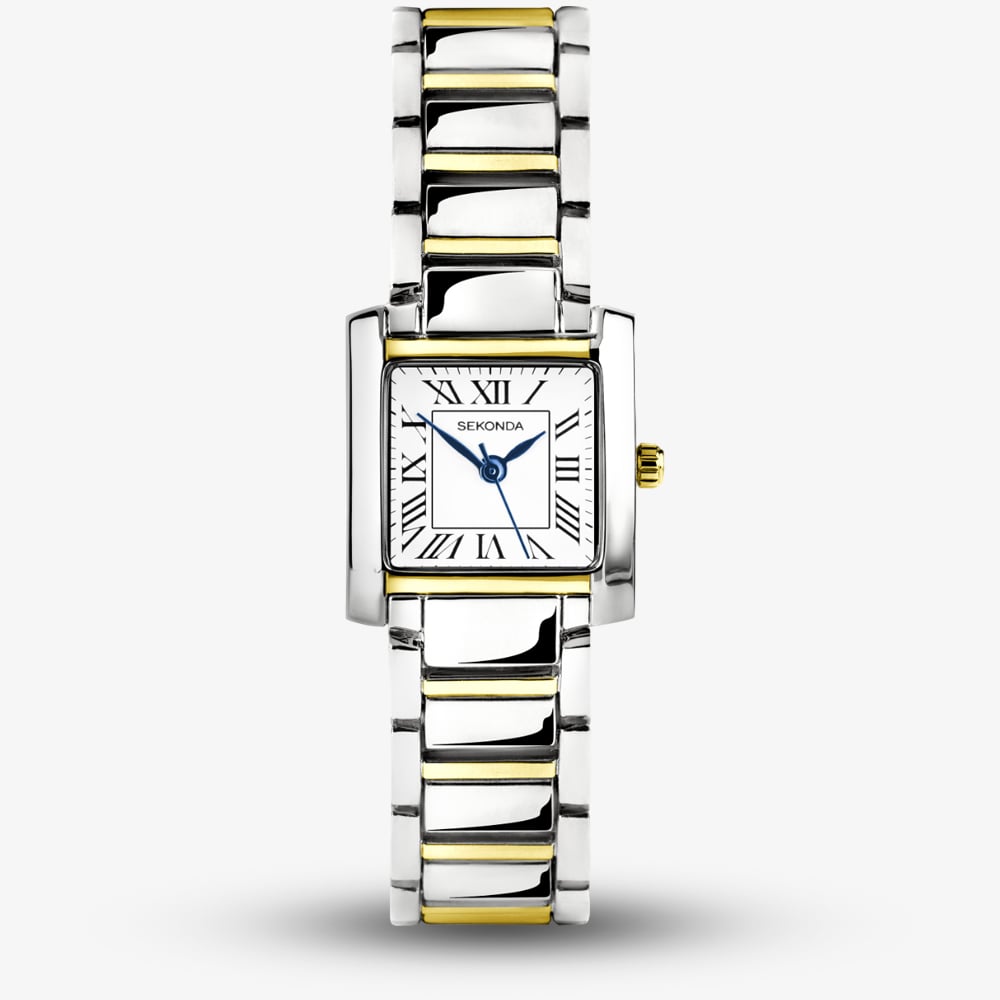 House of Watches - Sekonda Montreal Two Tone Rectangle Watch 40703