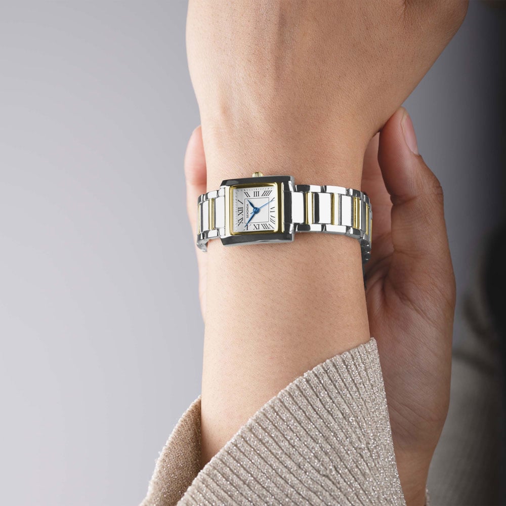 Sekonda Montreal Two Tone Rectangle Watch 40703