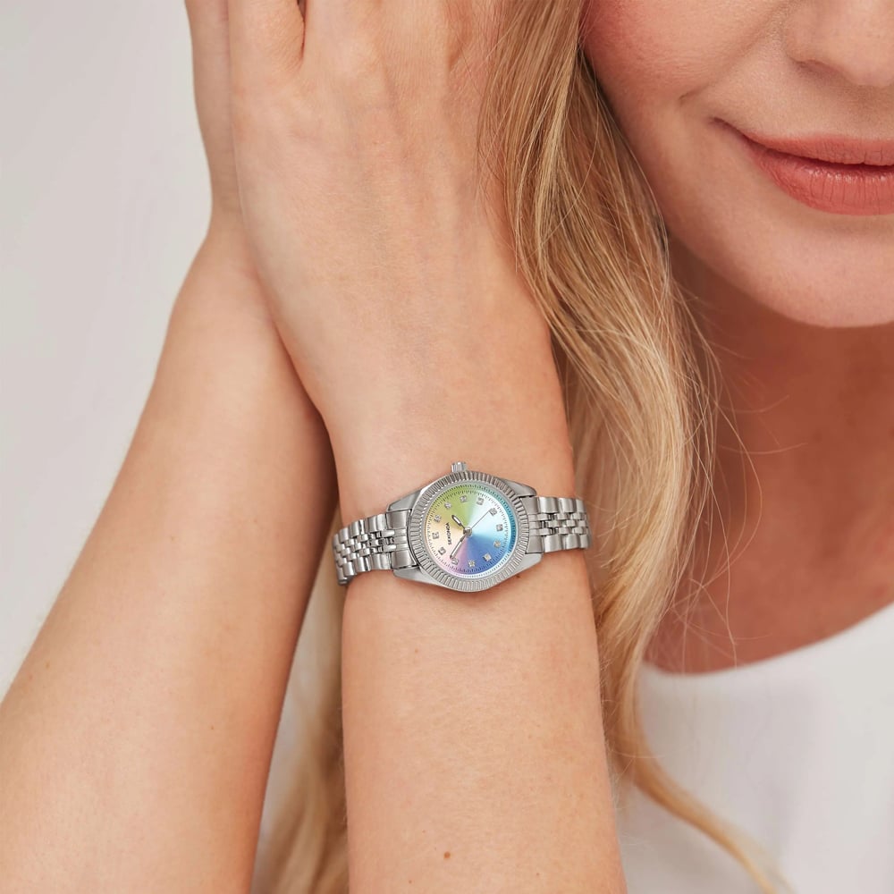 Sekonda Ladies Francis Rainbow Dial Watch 40717