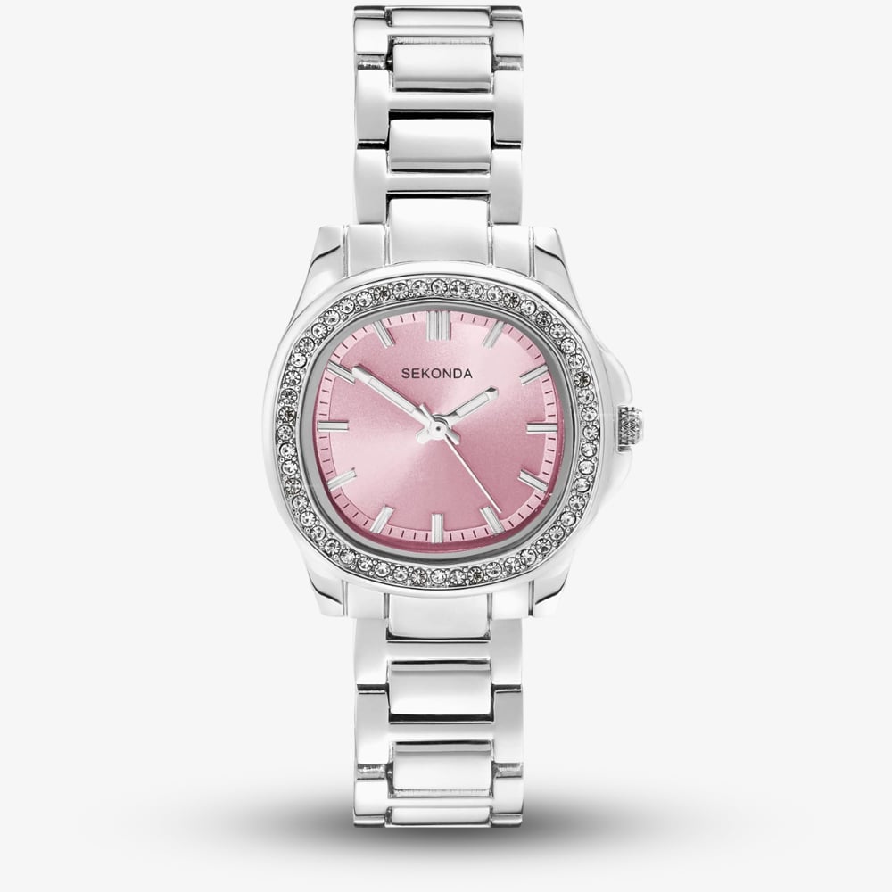 House of Watches - Sekonda Ladies Octaire Pink Dial Watch 40724