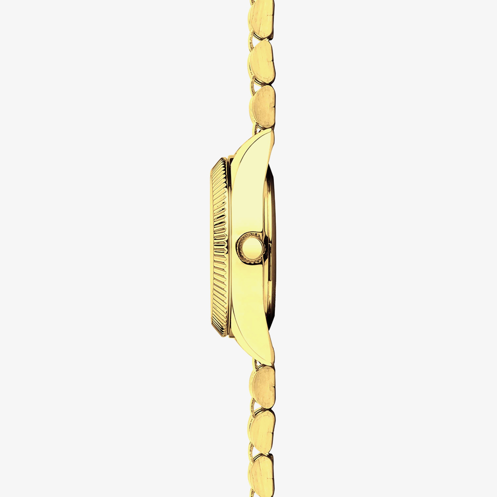 Sekonda Ladies Classic Francis Gold Plated White Dial Watch 40729