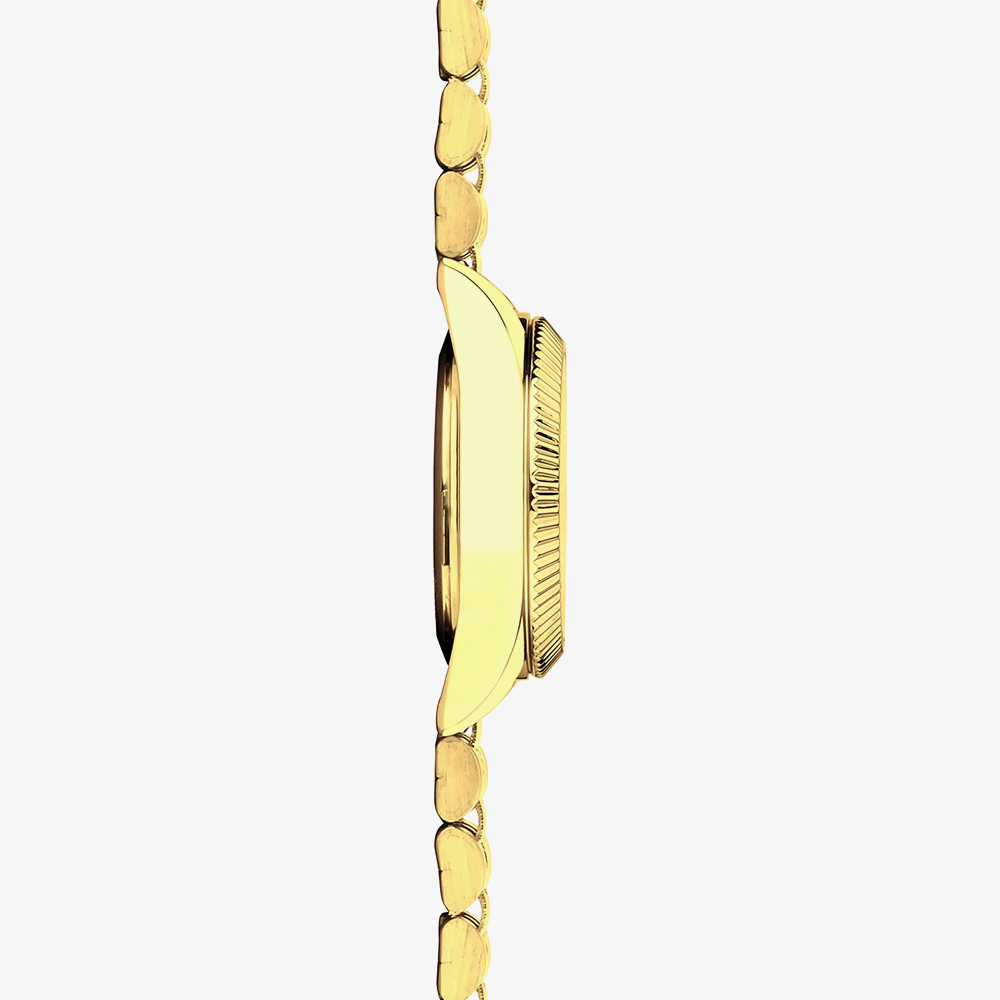 Sekonda Ladies Classic Francis Gold Plated White Dial Watch 40729