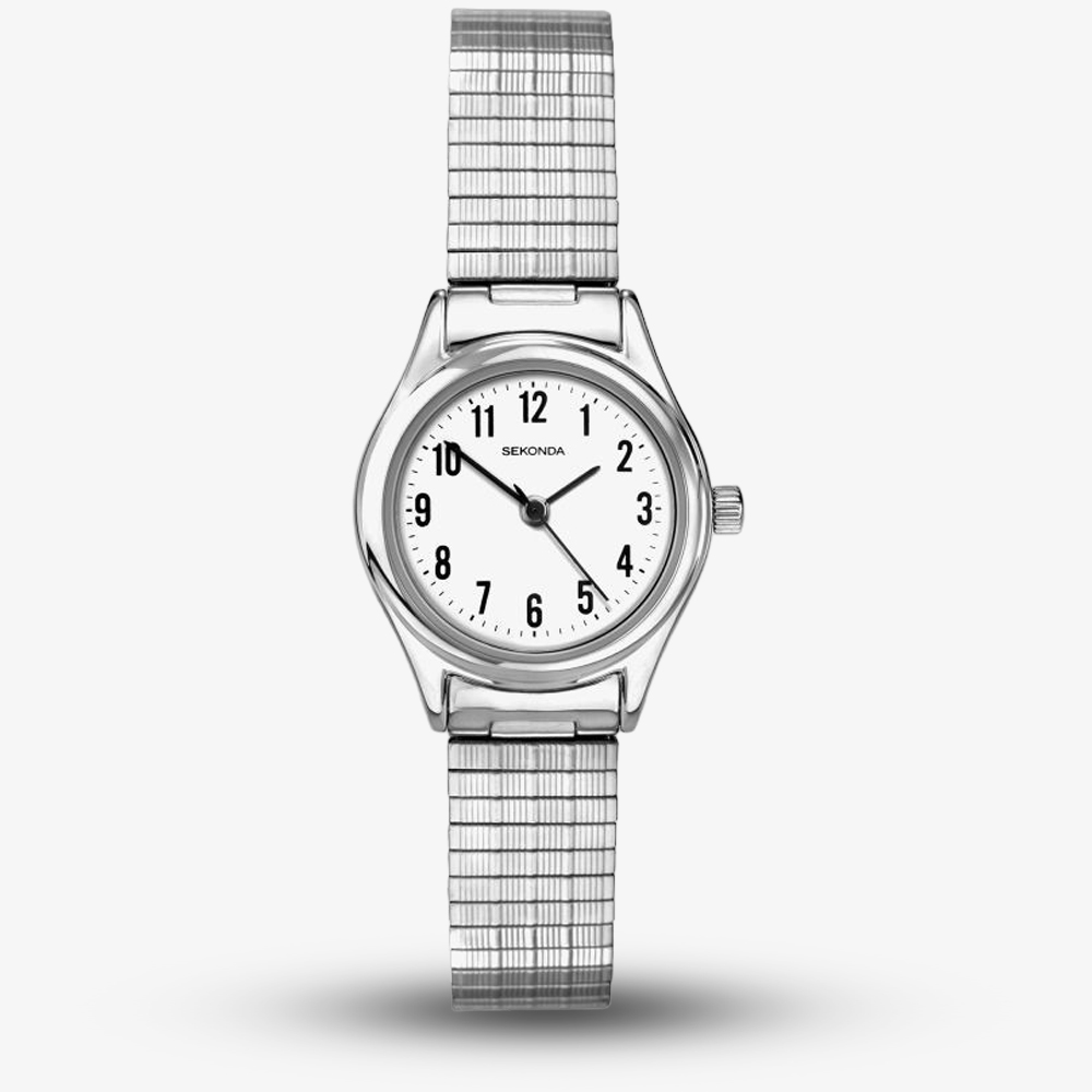 House of Watches - Sekonda Easy Reader Silver Expandable Watch 4601