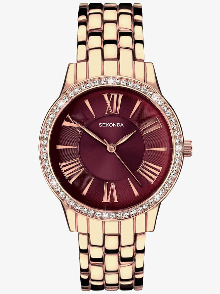 House of Watches - Sekonda Ladies Rose Gold Tone Watch 40290