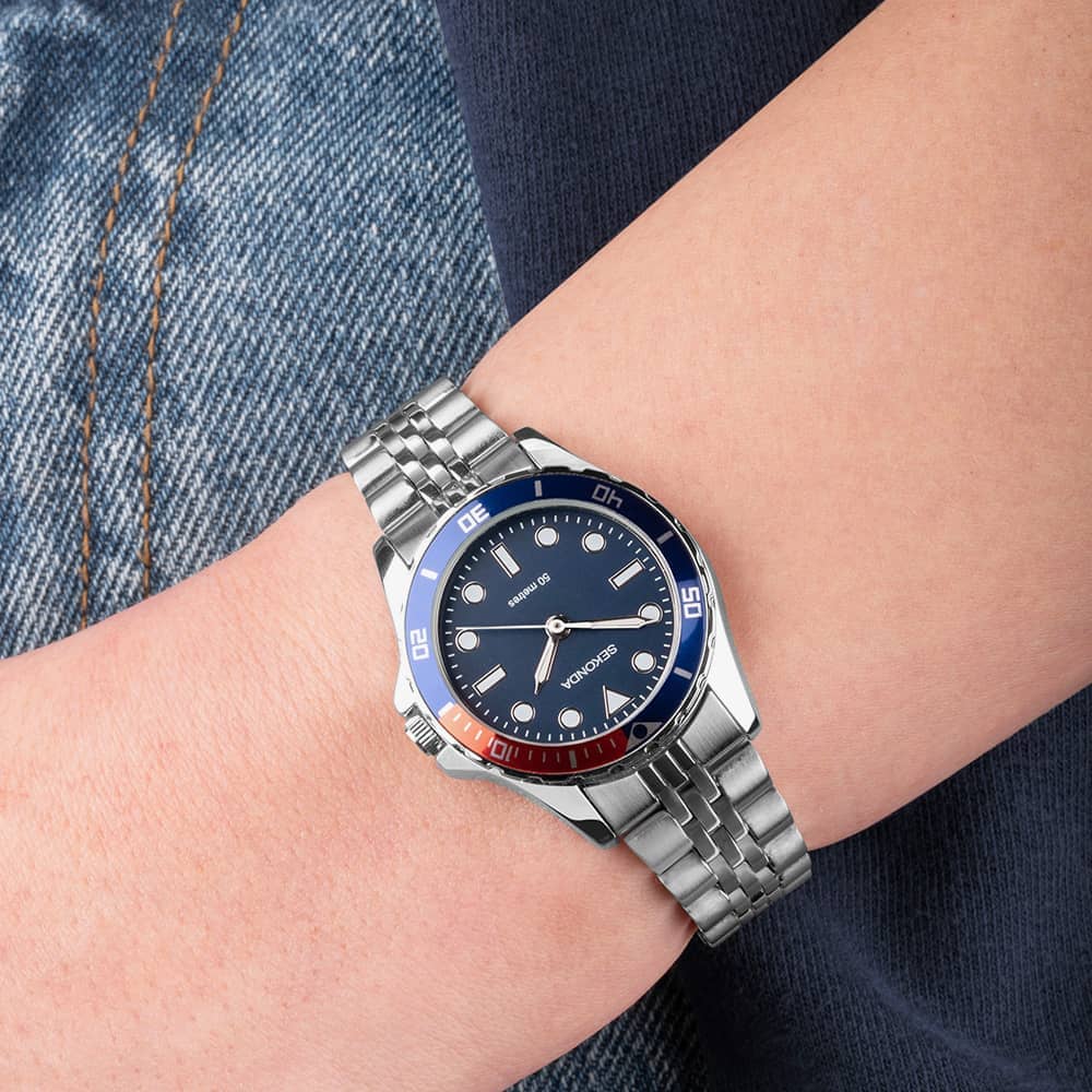Sekonda Dive Balearic Blue Dial Watch 40564