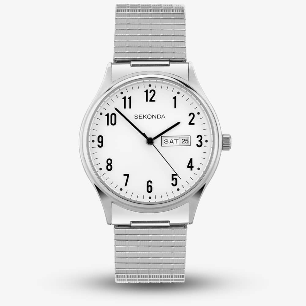 House of Watches - Sekonda Easy Reader Silver Expandable Watch 30122
