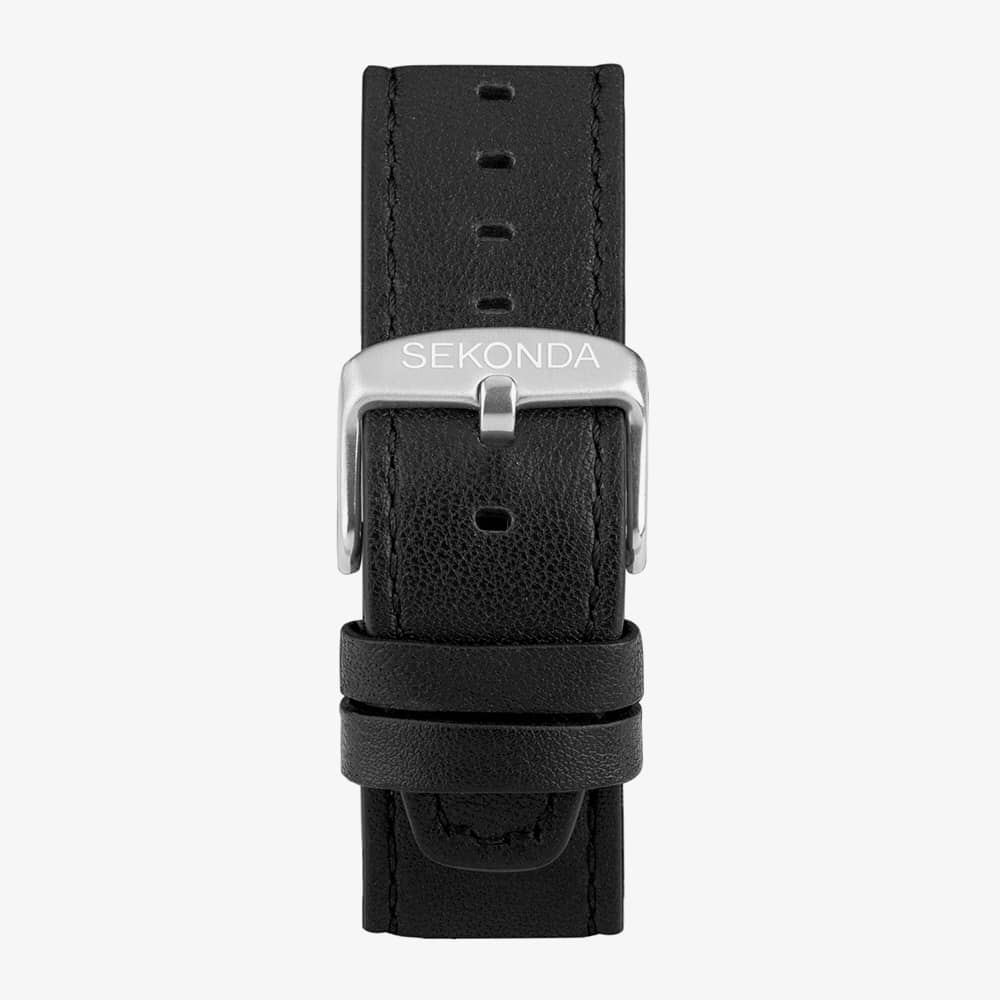 Sekonda Active Plus Black Leather Smart Watch 30178