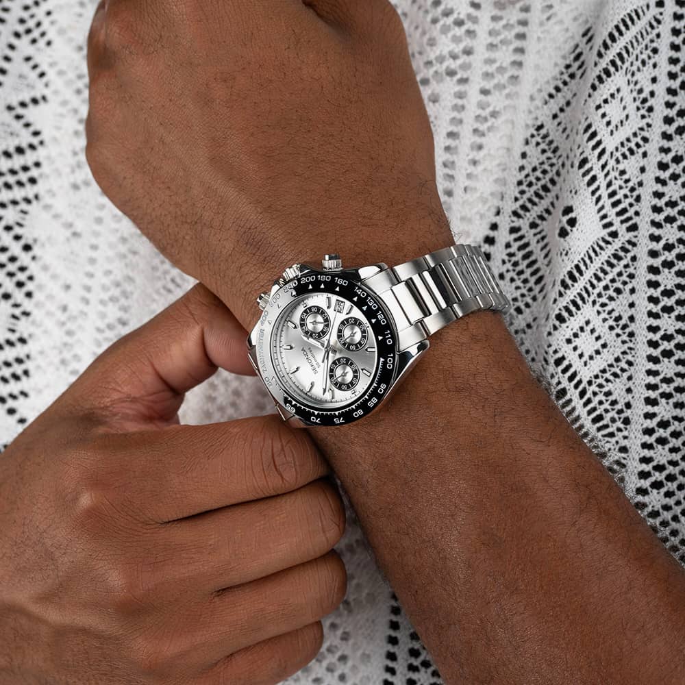 Sekonda Circuit Chronograph Silver Watch 30201