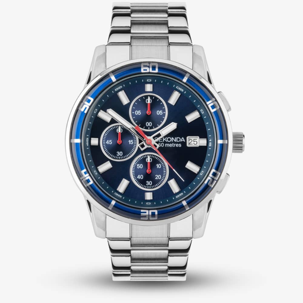 House of Watches - Sekonda Sports Midnight Blue Chronograph Watch 30207