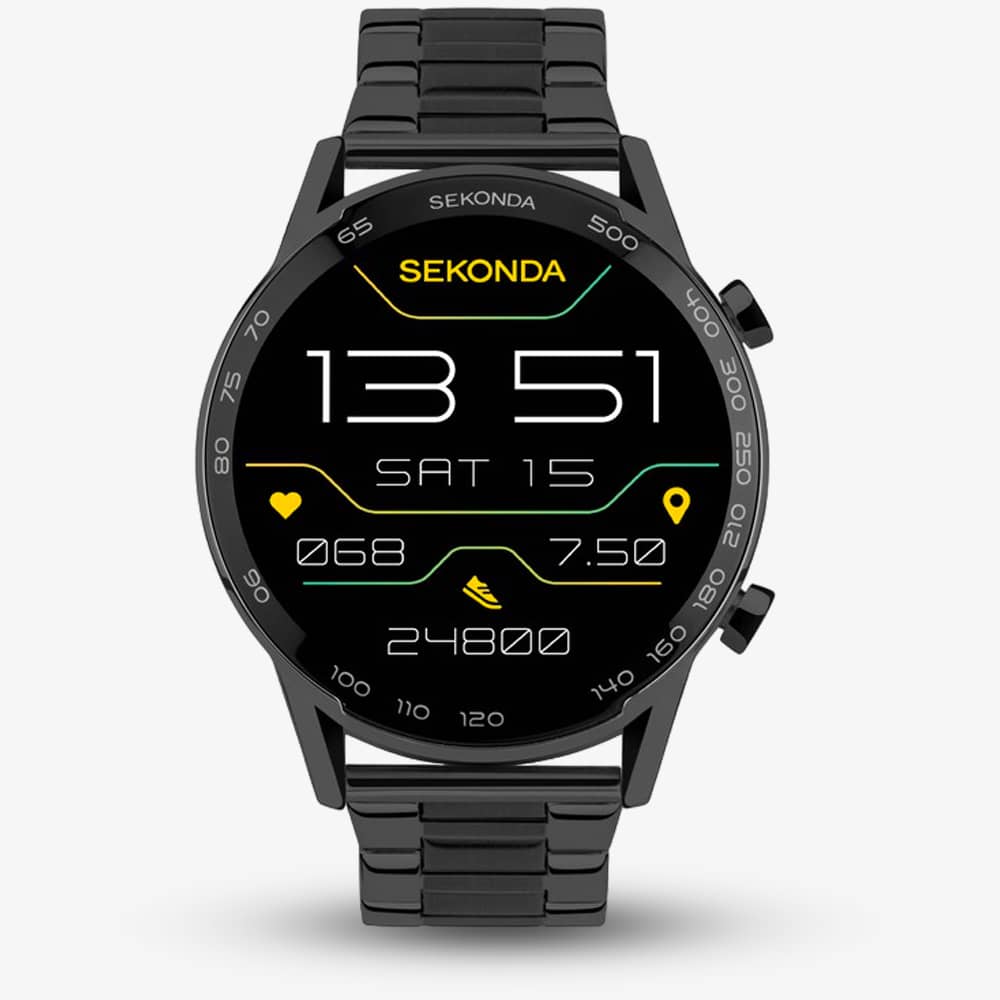 House of Watches - Sekonda Active Plus Black Smart Watch 30226