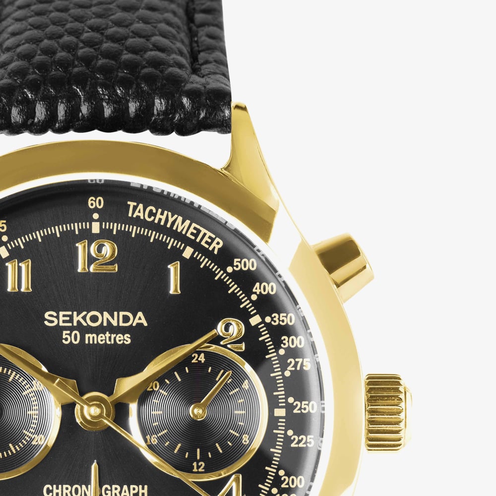 Sekonda Archer Gold Chronograph Watch 30237