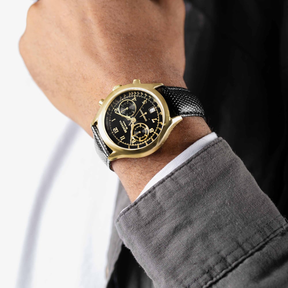 Sekonda Archer Gold Chronograph Watch 30237