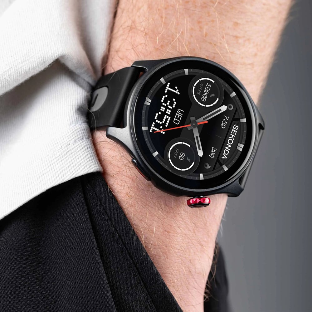 Sekonda Mens Active Pro Hybrid Black Smartwatch 30239