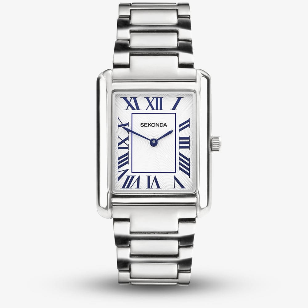 House of Watches - Sekonda Mens Clement Stainless Steel White Dial Watch 30272