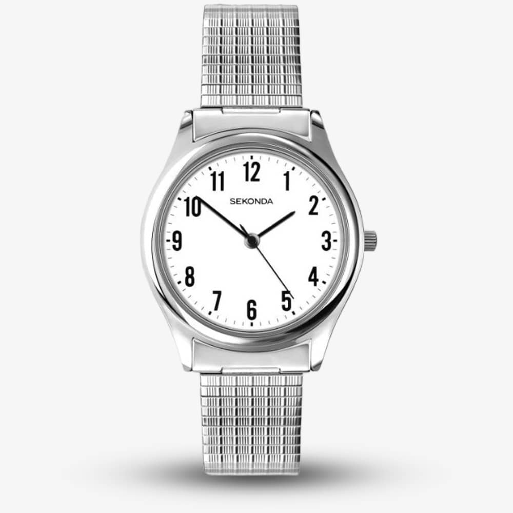 House of Watches - Sekonda Easy Reader Silver Expandable Watch 3751