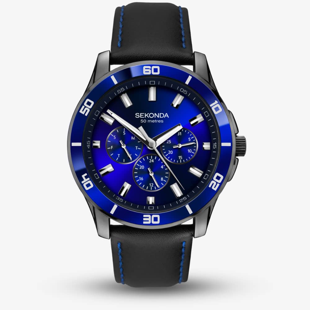 House of Watches - Sekonda Sports Midnight Blue & Gunmetal Watch 1634