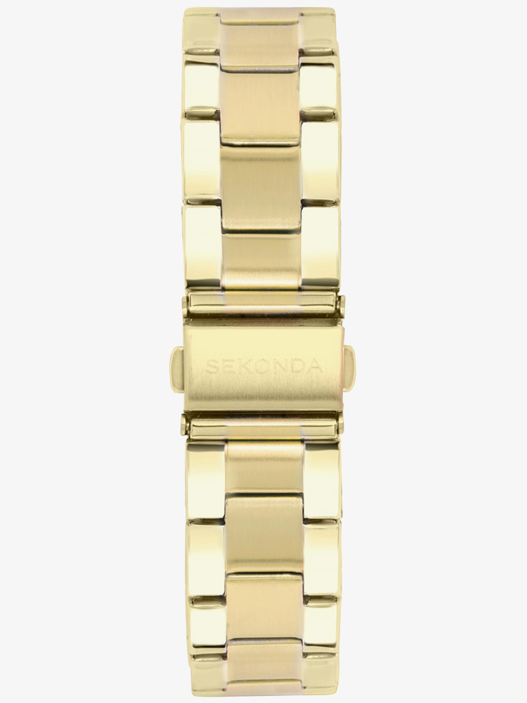 Sekonda Classic Gold Plated Blue Dial Watch 30007