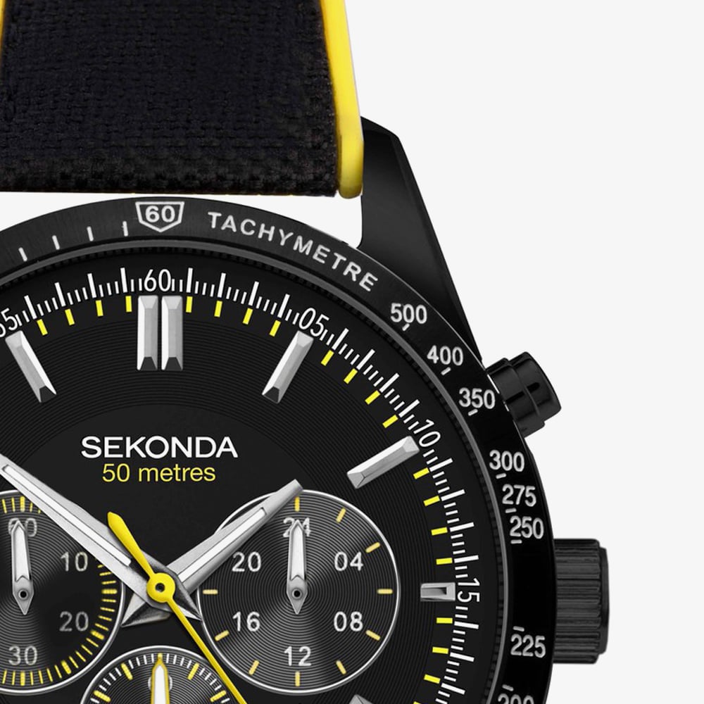 Sekonda Sports Velocity Chronograph Black Watch 30018
