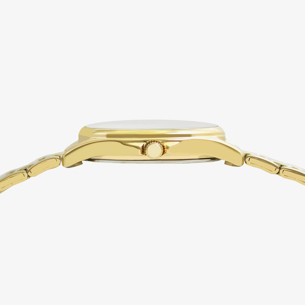 Lorus Ladies Gold Tone Oval Bracelet Watch RRX88JX9