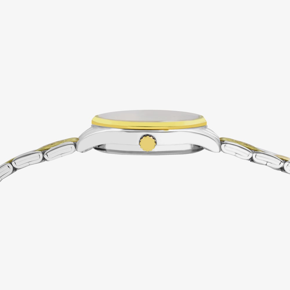 Lorus Ladies Silver Dial Two Tone Bracelet Watch RG206ZX9
