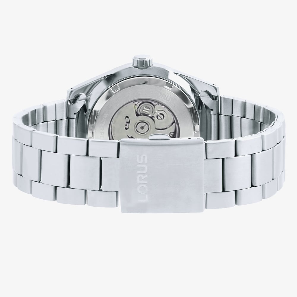 Lorus Mens Sports Black Dial Bracelet Watch RU421AX9