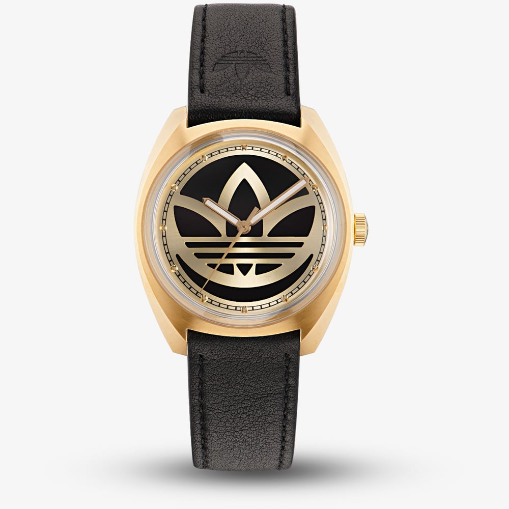 House of Watches - Adidas Unisex Edition One Black & Gold Logo Watch AOFH225122I