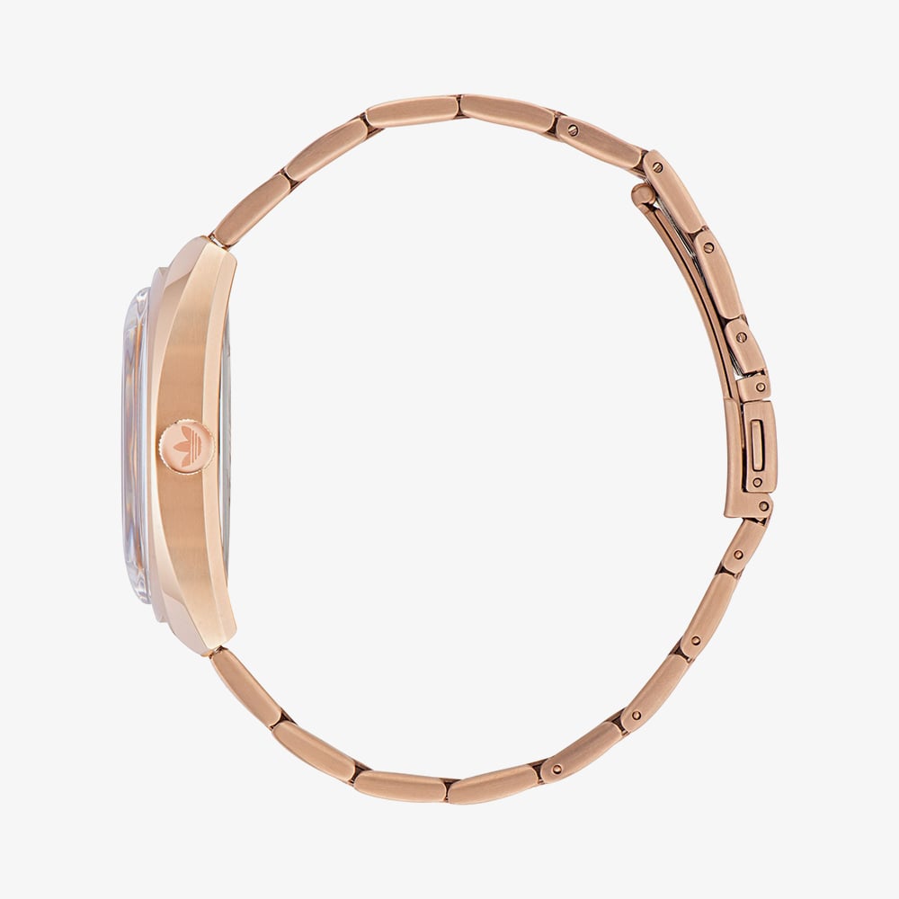 Adidas Unisex Edition One Rose Gold & Black Logo Watch AOFH230092I