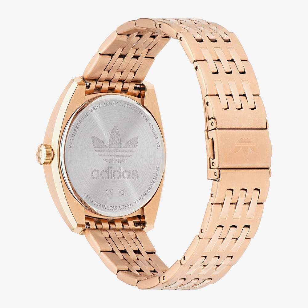 Adidas Unisex Edition One Rose Gold & Black Logo Watch AOFH230092I