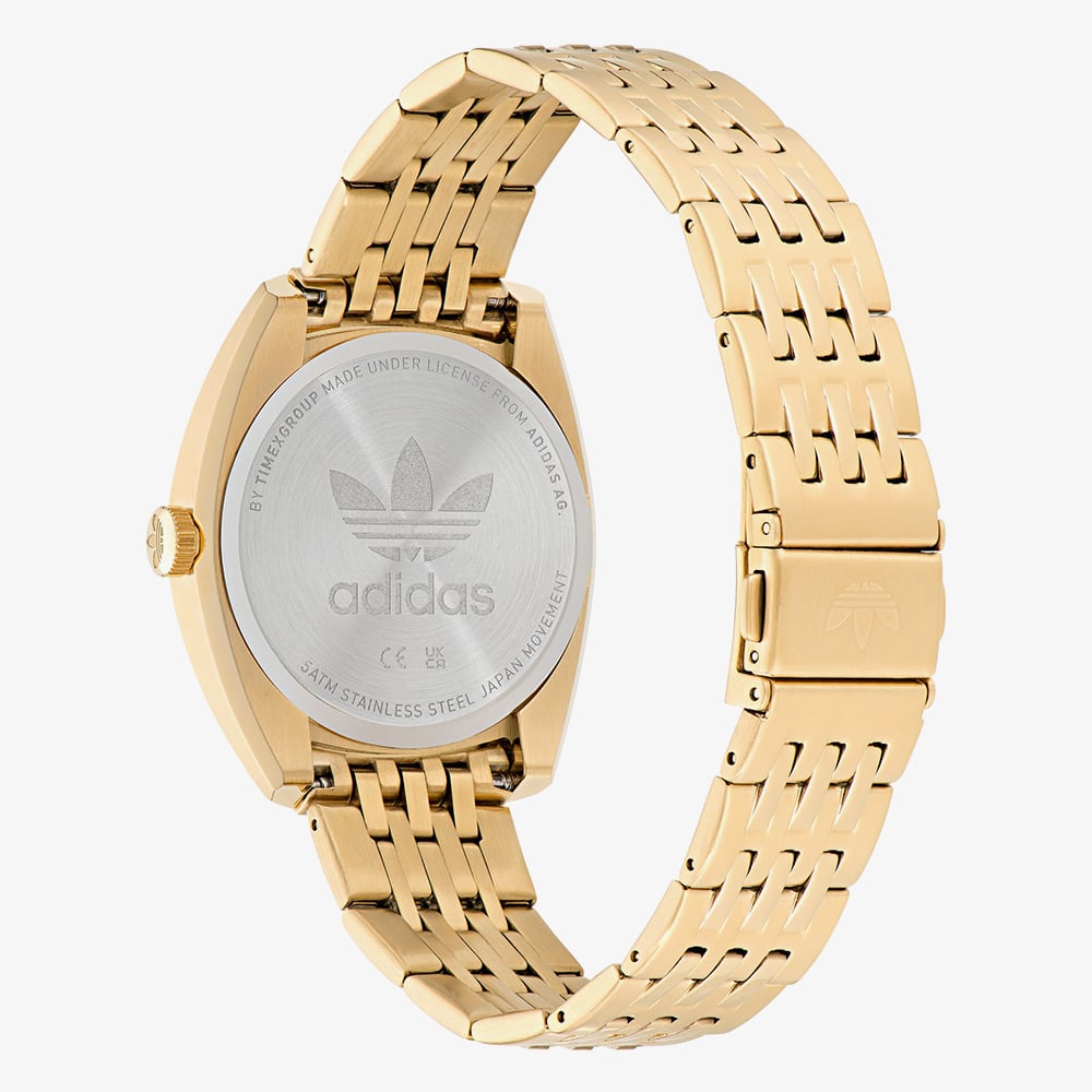 Adidas Unisex Edition One Gold Sunray & Black Logo Watch AOFH235092I