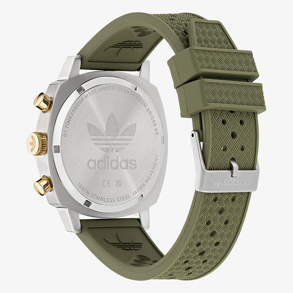 Adidas Unisex Masters Originals One Chronograph Green & Black Watch AOFH235042I