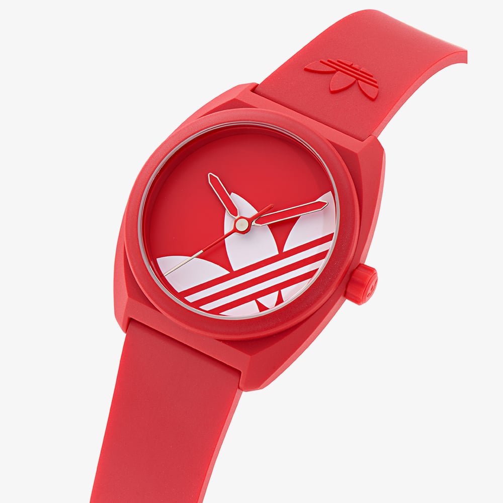 Adidas Project Three Red Strap Watch AOST260432I