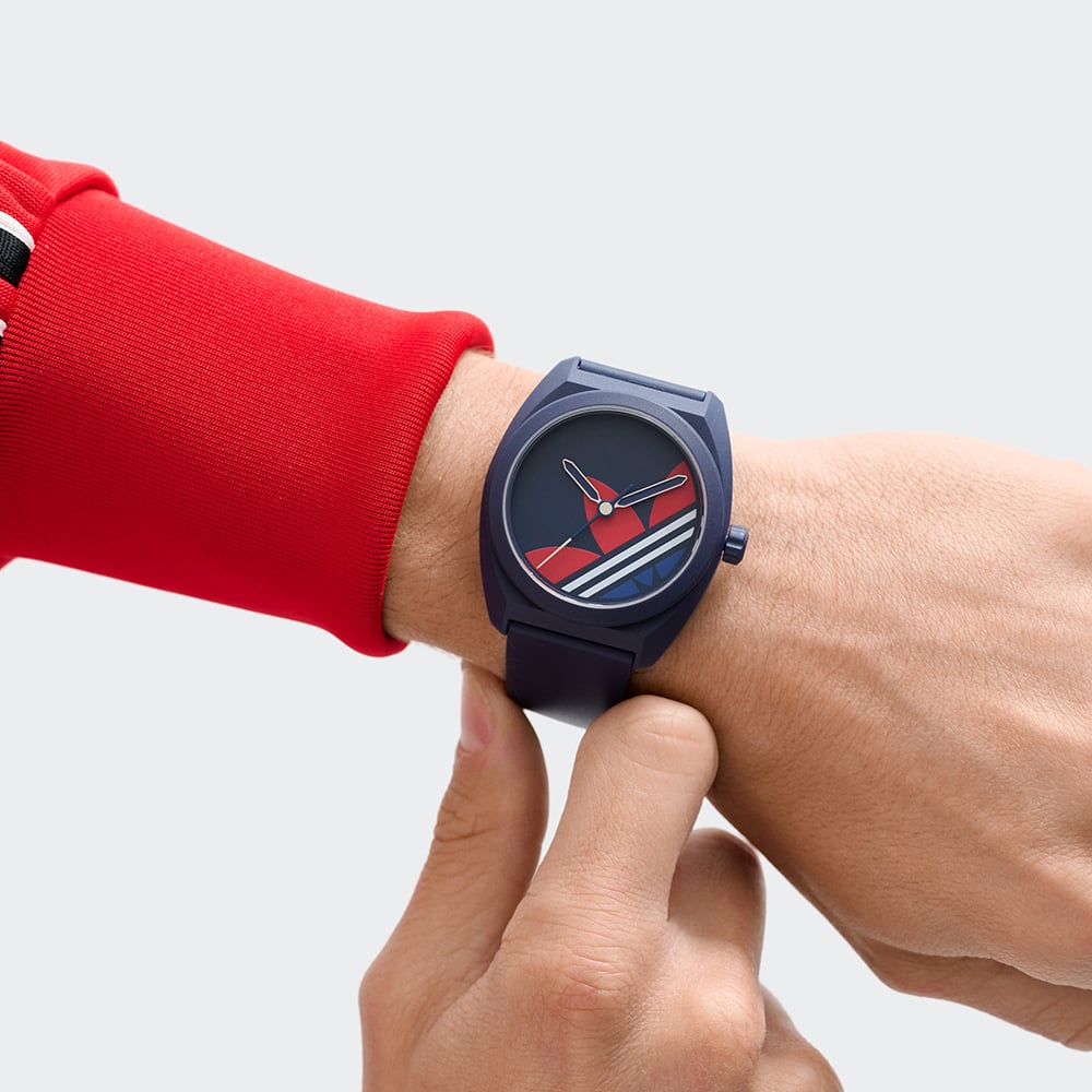 Adidas Project Three Blue Strap Watch AOST260422I
