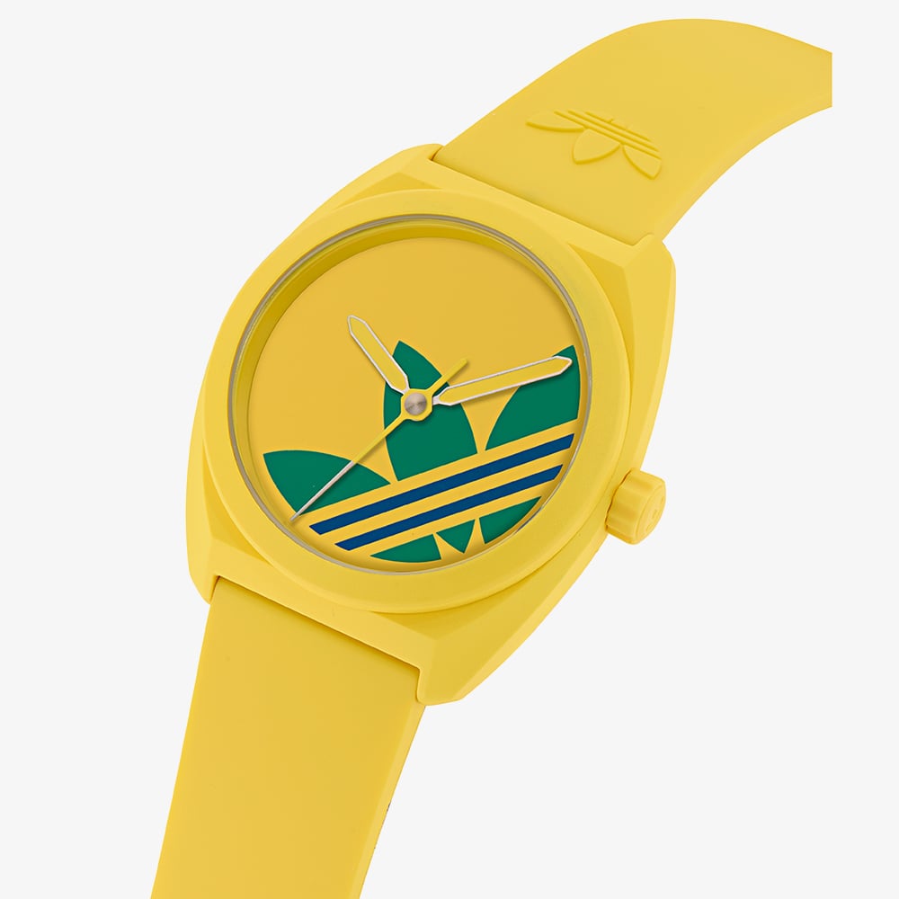 Adidas Project Three Yellow Strap Watch AOST260452I