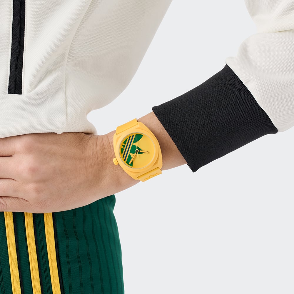 Adidas Project Three Yellow Strap Watch AOST260452I