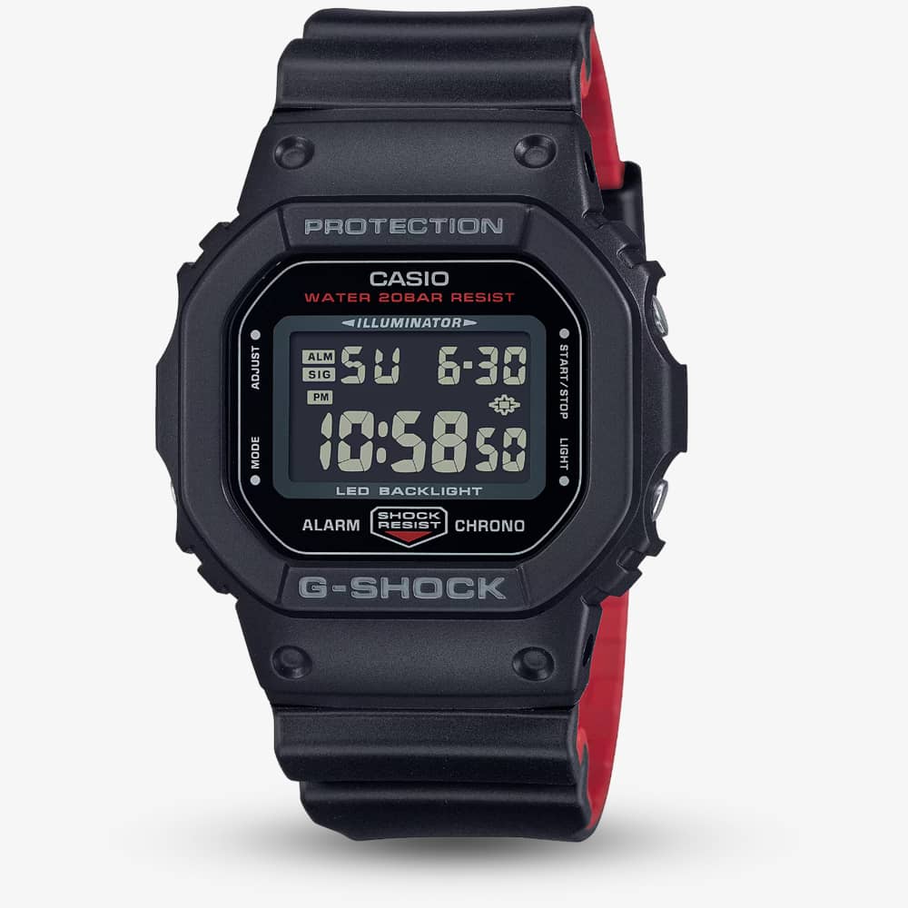 Casio DW-5600RL-1ER Mens G-Shock Revival Black Digital Watch