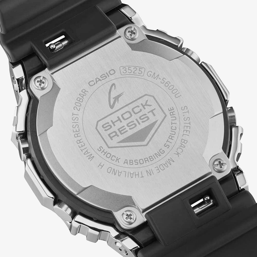 Casio G-Shock Core Silver & Black Digital Watch GM-5600U-1ER
